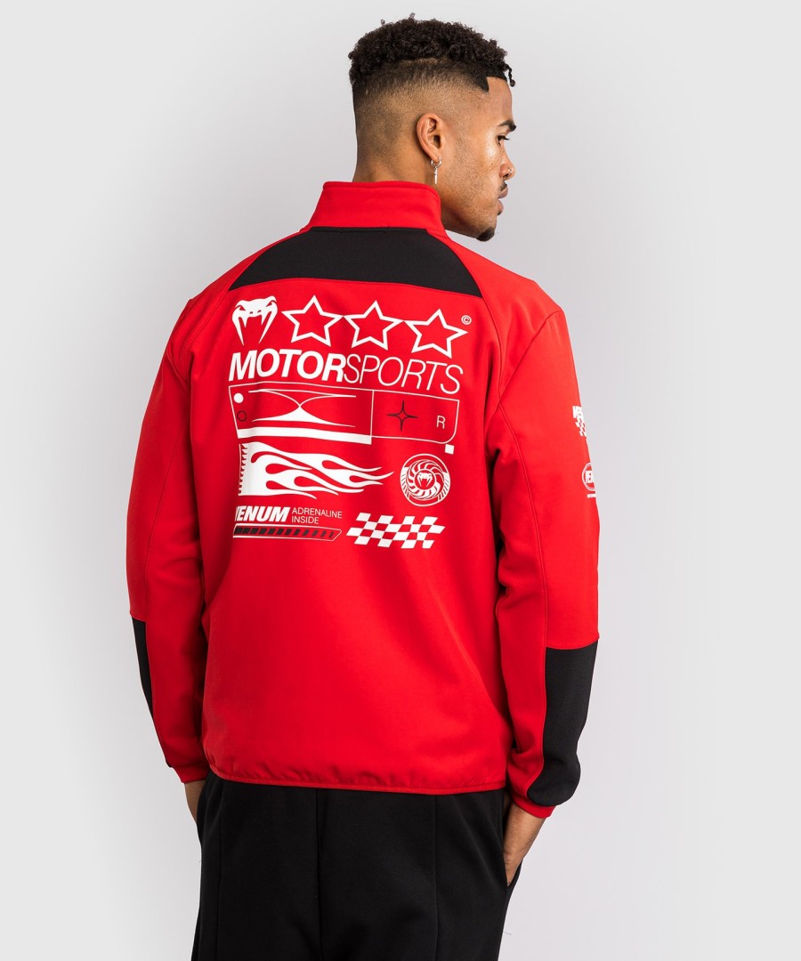 softshellová bunda venum motorsport - závodní červená