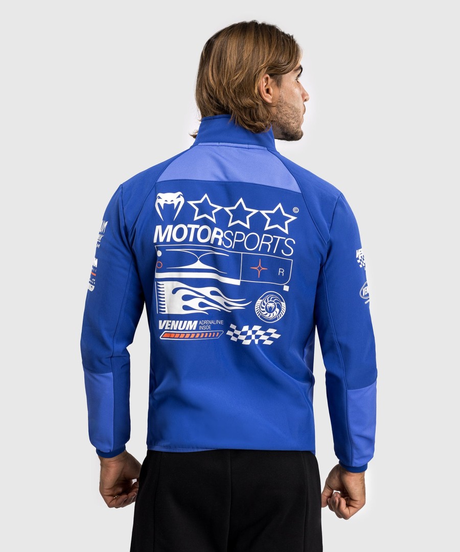 softshellová bunda venum motorsport - královská modrá