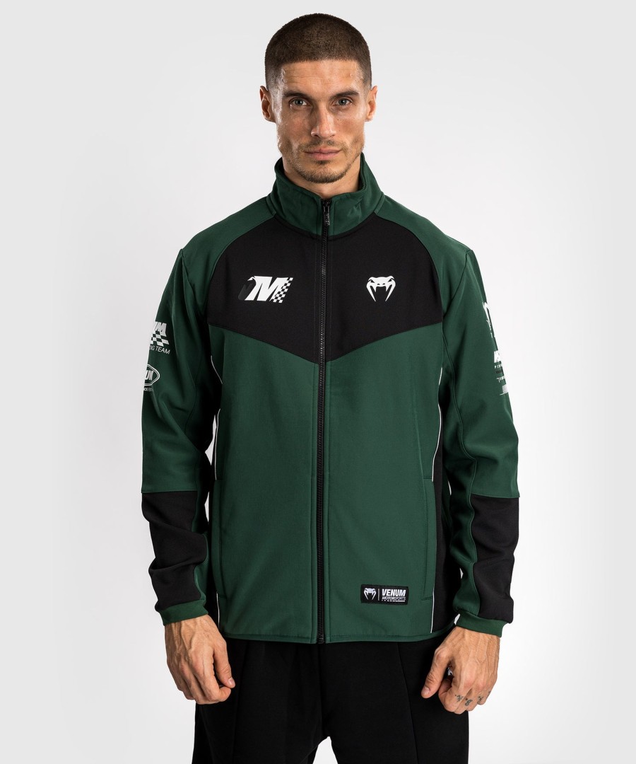 softshellová bunda venum motorsport - deep forest