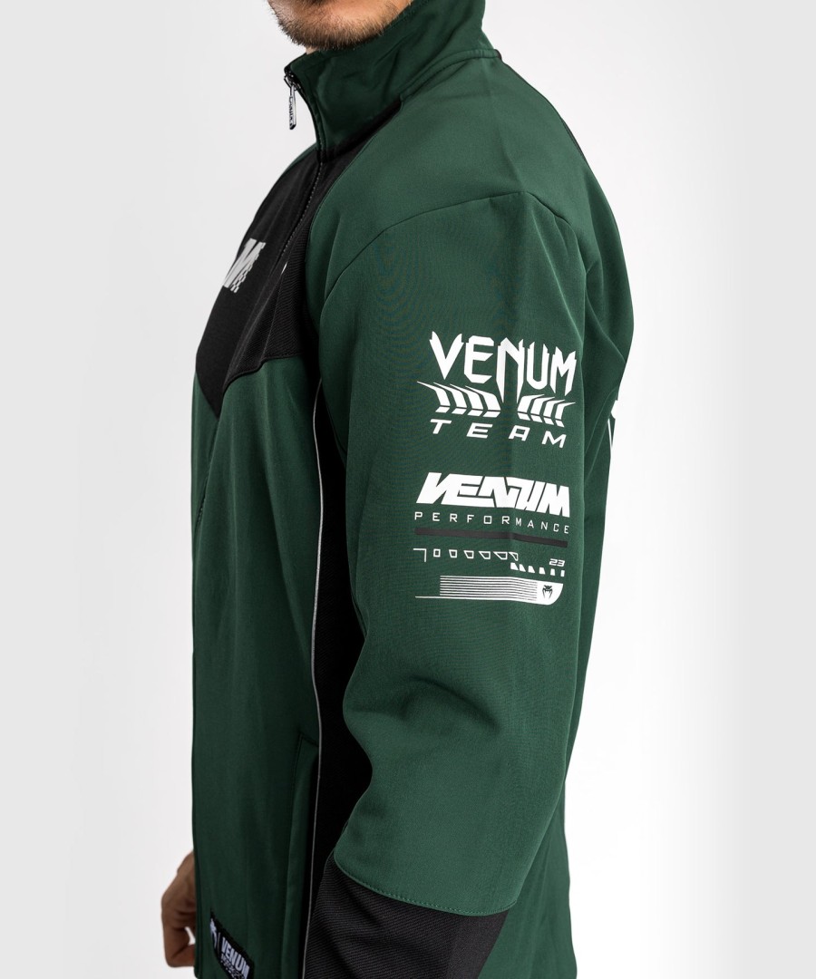 softshellová bunda venum motorsport - deep forest