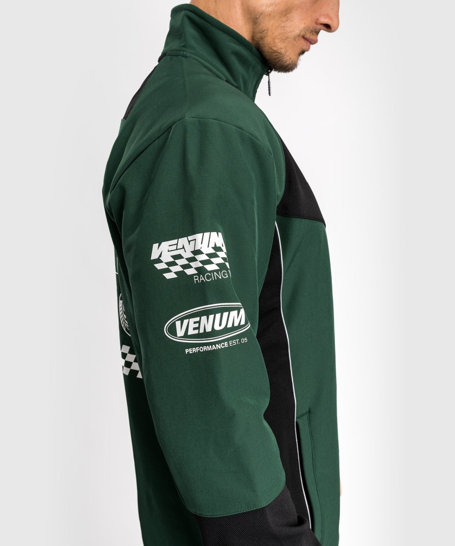softshellová bunda venum motorsport - deep forest