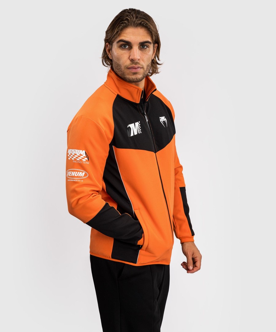 softshellová bunda venum motorsport - mandarinka