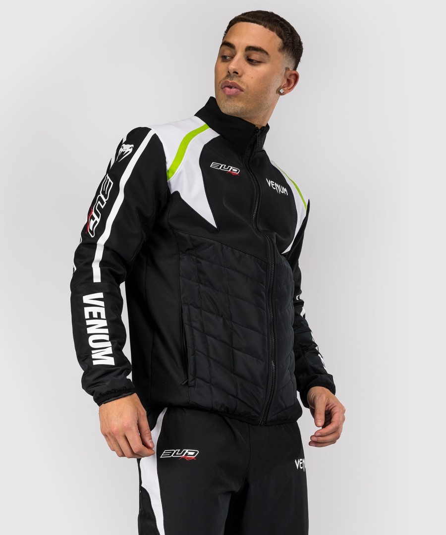 pánská bunda venum x bud racing - černábílálimetkově zelená