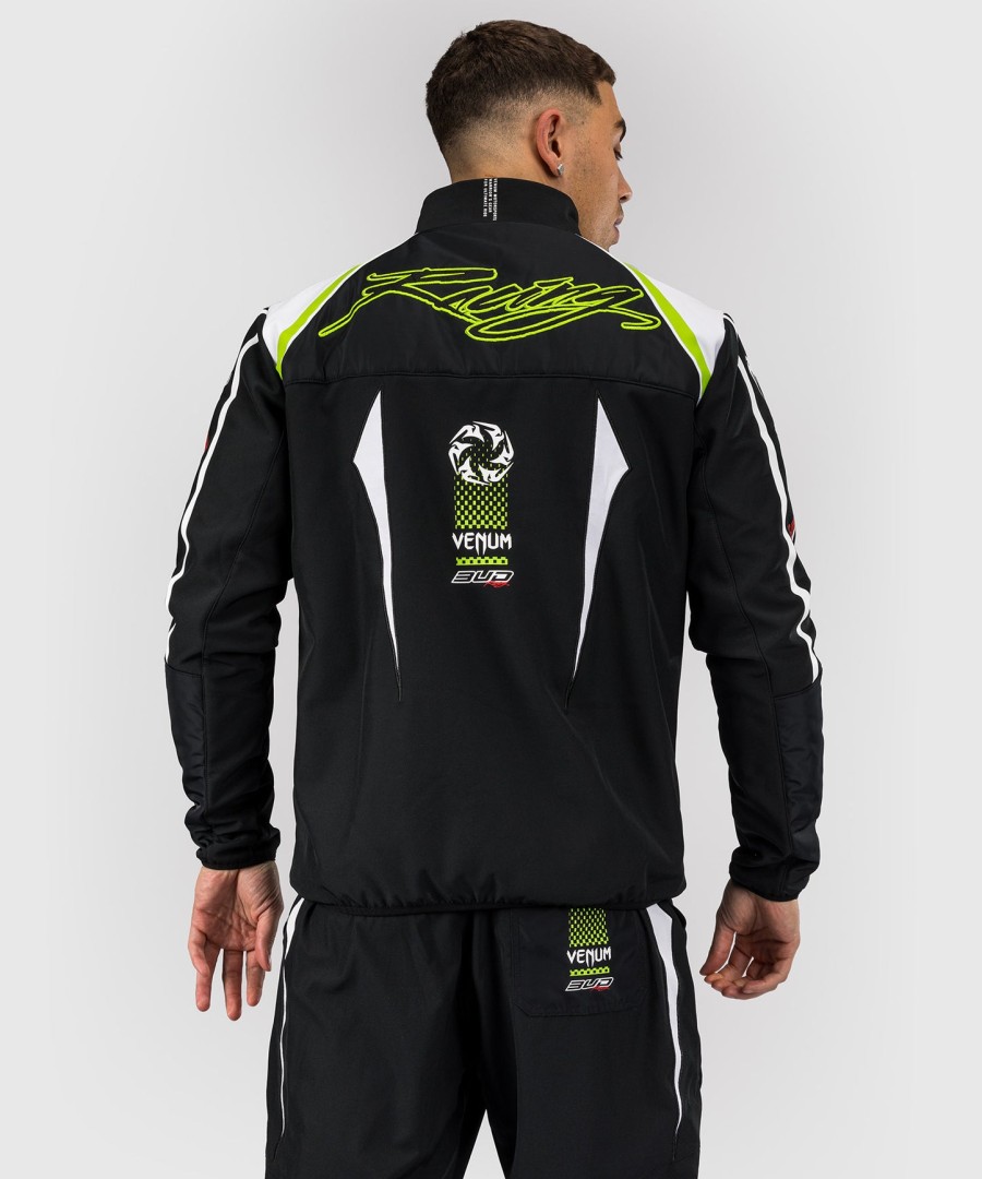 pánská bunda venum x bud racing - černábílálimetkově zelená