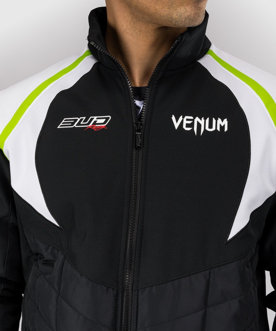 pánská bunda venum x bud racing - černábílálimetkově zelená