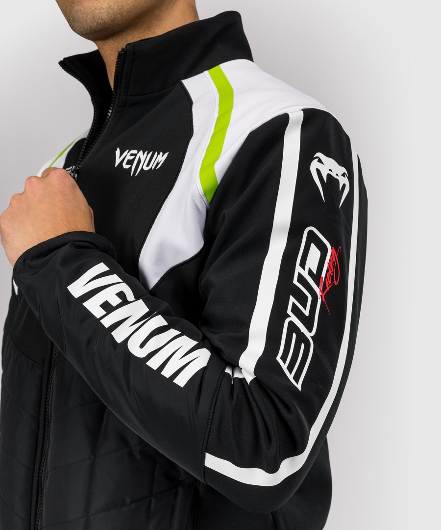 pánská bunda venum x bud racing - černábílálimetkově zelená