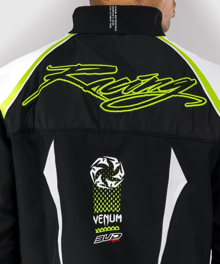 pánská bunda venum x bud racing - černábílálimetkově zelená
