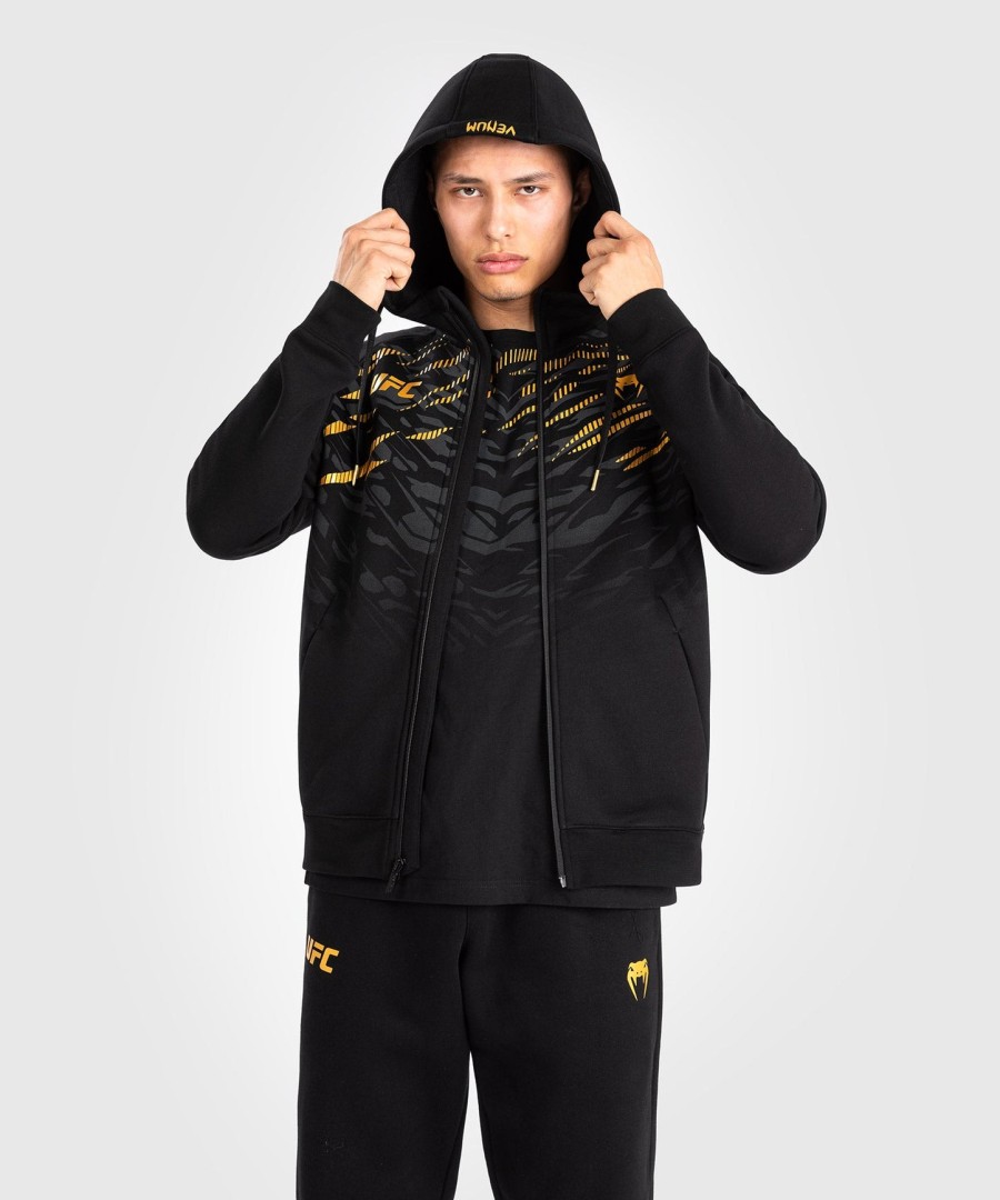 pánská replika mikiny s kapucí ufc fusion by venum na zip - champion