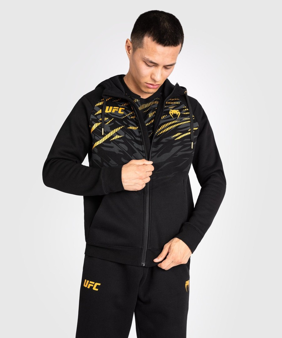 pánská replika mikiny s kapucí ufc fusion by venum na zip - champion