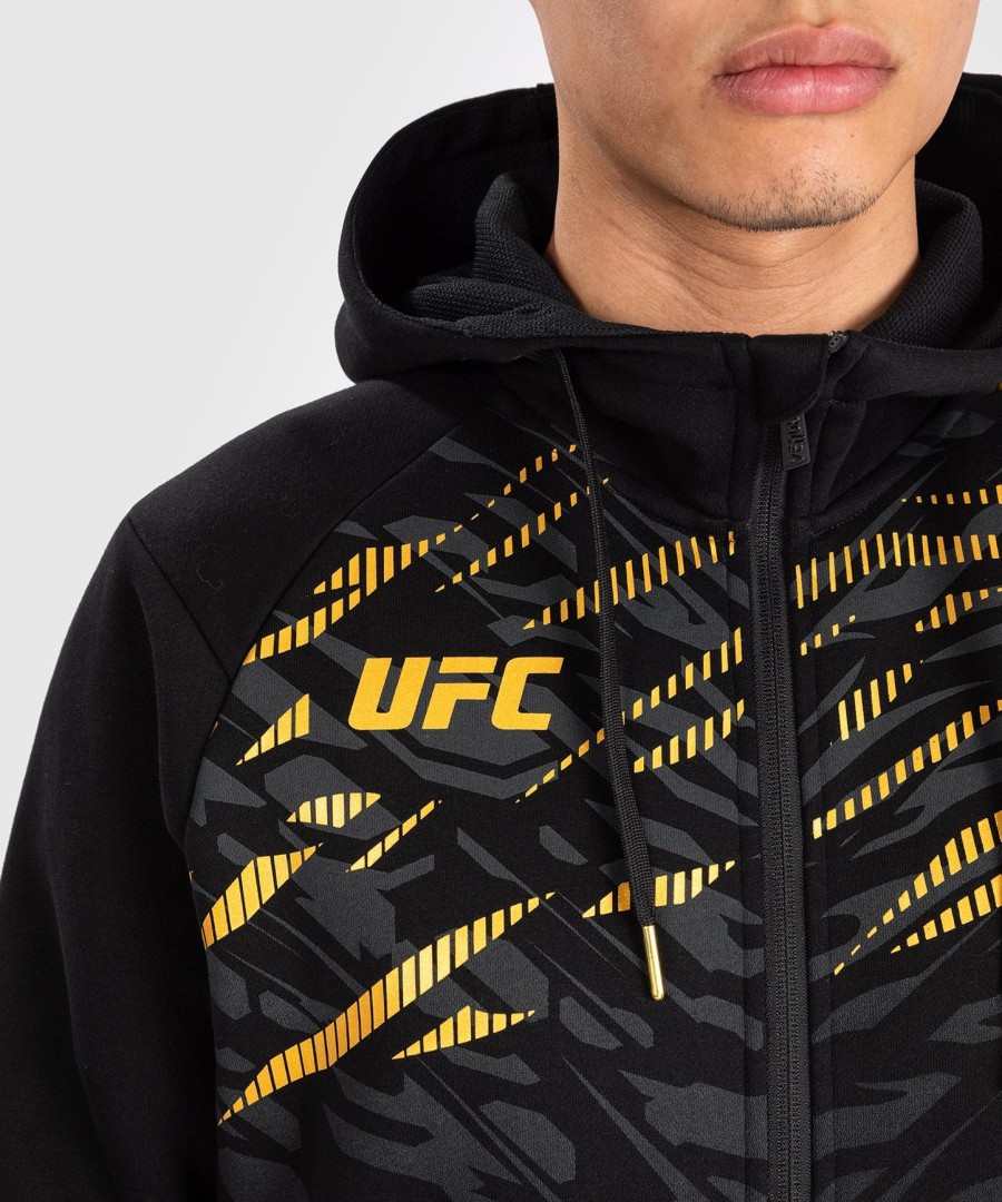 pánská replika mikiny s kapucí ufc fusion by venum na zip - champion