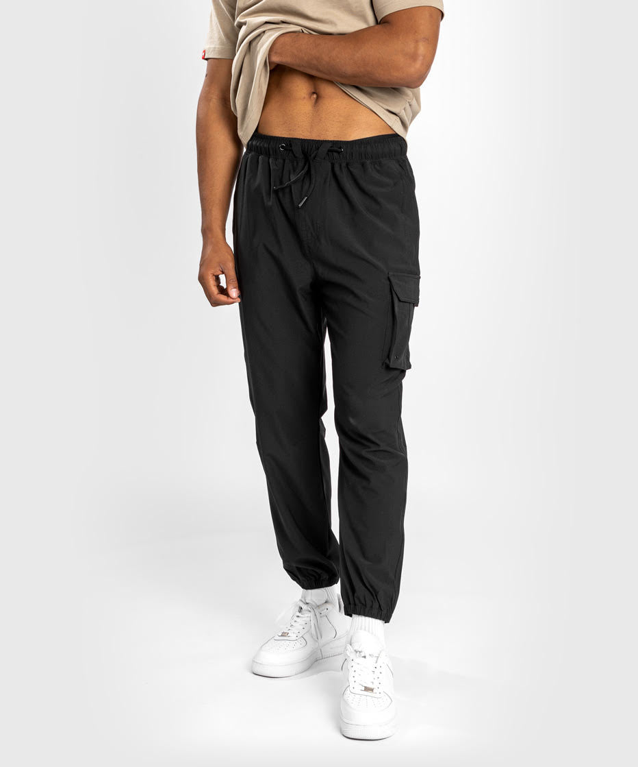 tepláky venum cargo light jogger - černé