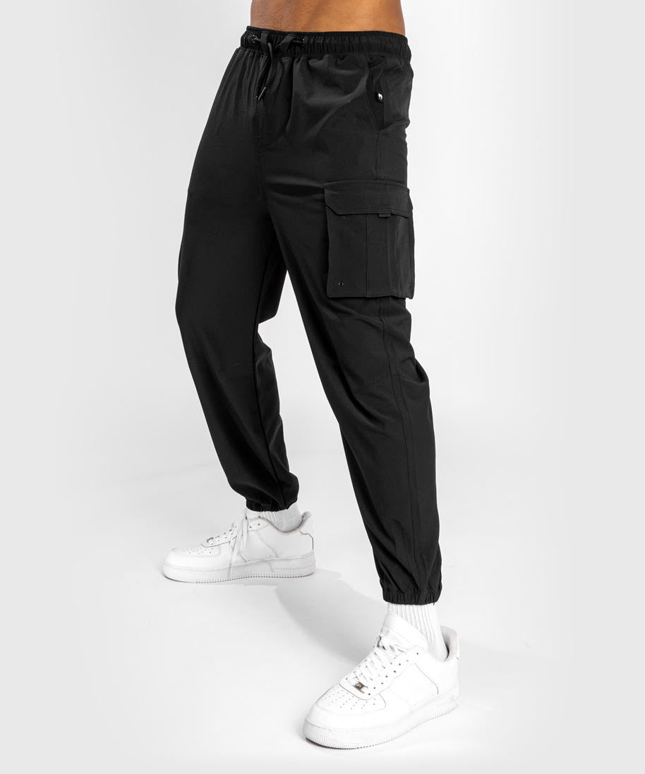 tepláky venum cargo light jogger - černé