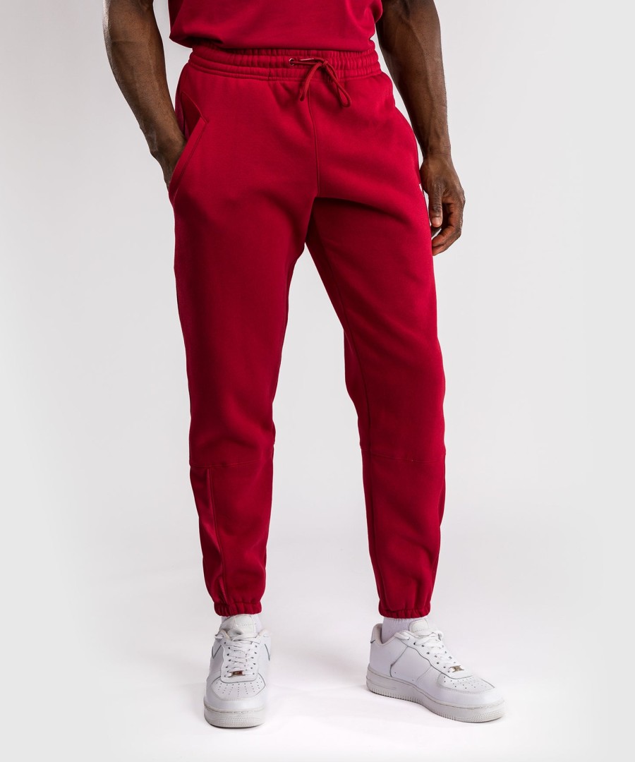 tepláky venum silent power joggers - třešňově červené