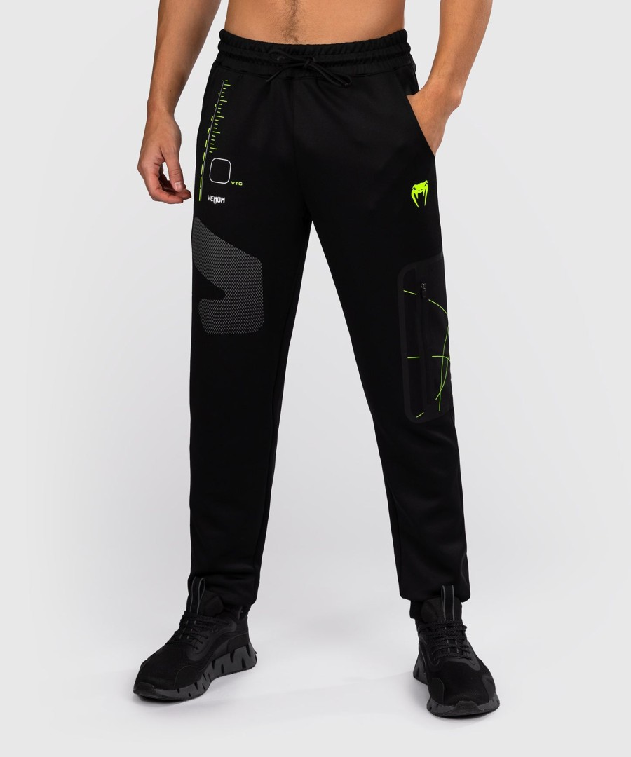 venum training camp 4.0 jogger - Černáneonově zelená
