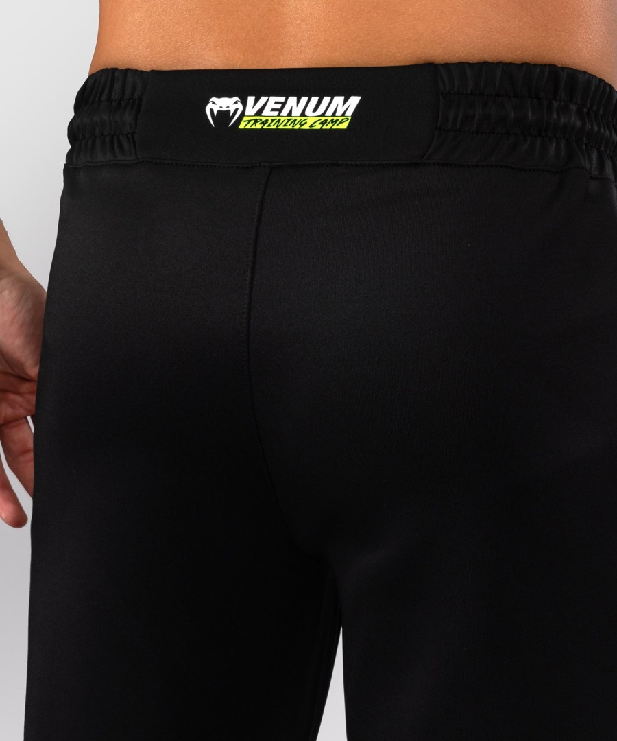 venum training camp 4.0 jogger - Černáneonově zelená