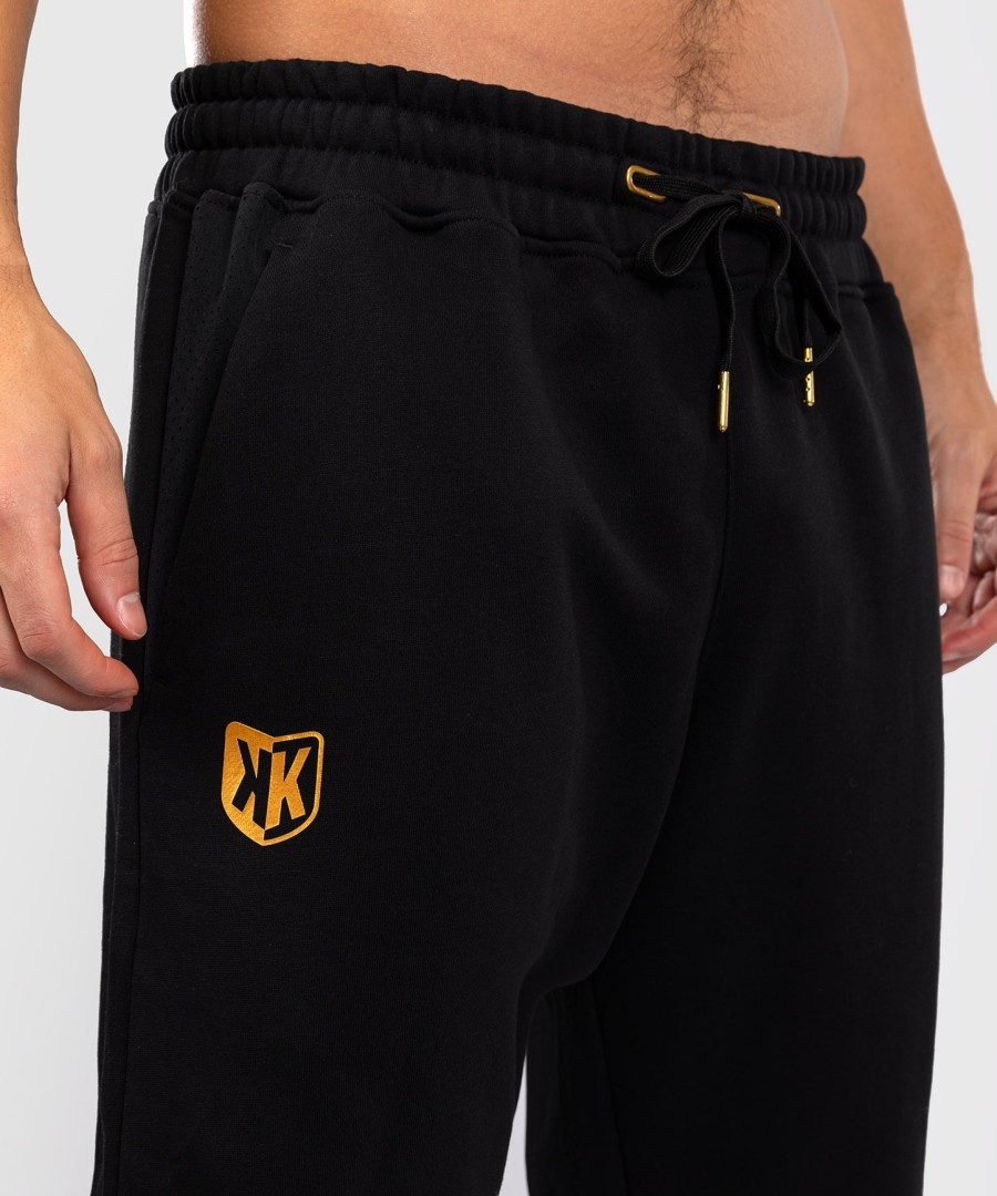joggingové kraťasy fk x venum hexagone mma - černo-zlaté