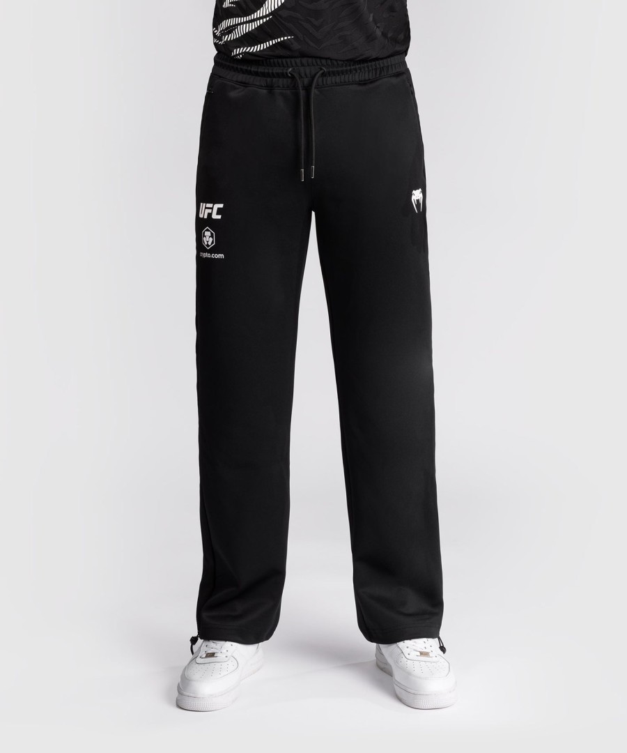 pánské kalhoty ufc fusion by venum authentic fight night s rovnými nohavicemi - černé