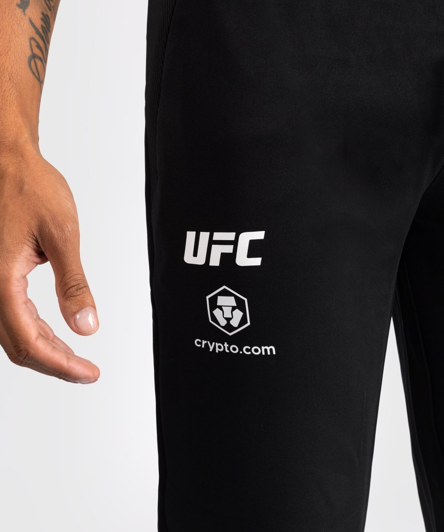 pánské kalhoty ufc fusion by venum authentic fight night s rovnými nohavicemi - černé