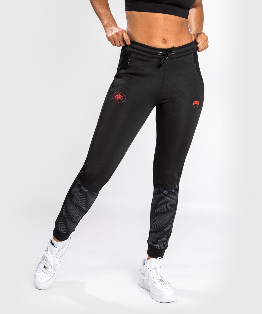 dámské tepláky venum phantom joggers - černo-červené