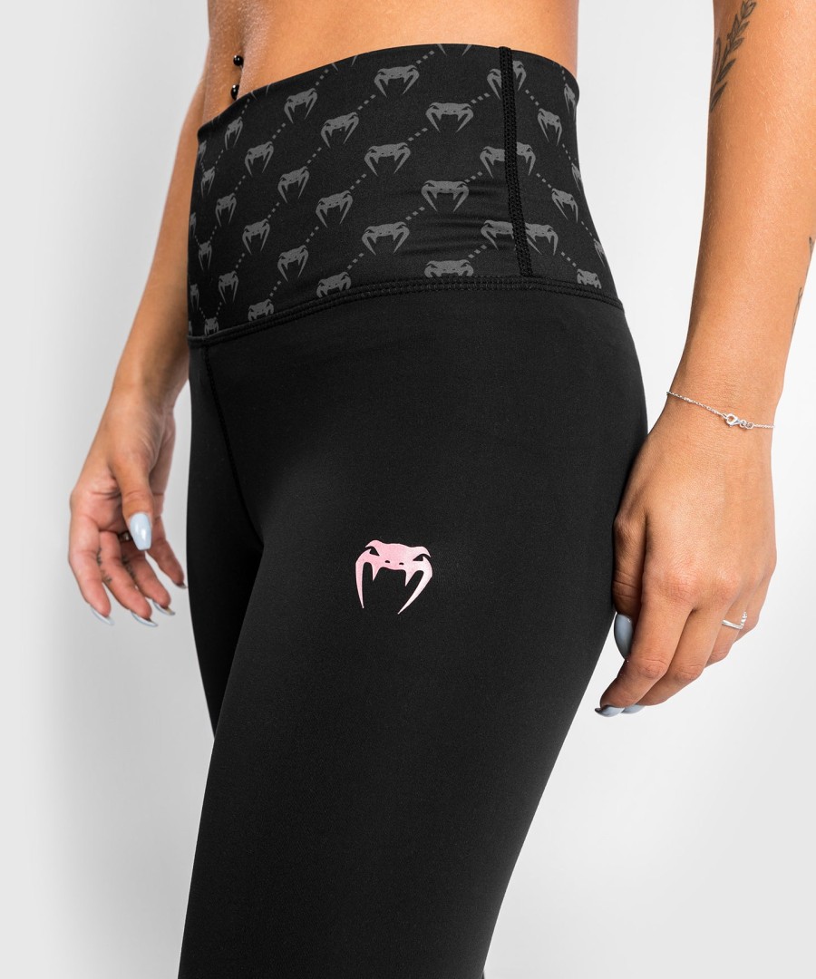 legíny venum monogram 78 - černo-růžovo-zlaté