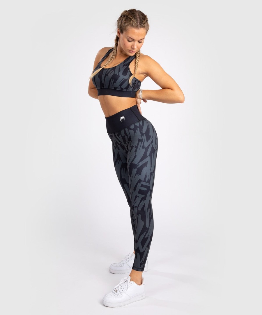 dámské legíny venum graffiti full-length - urban charcoal