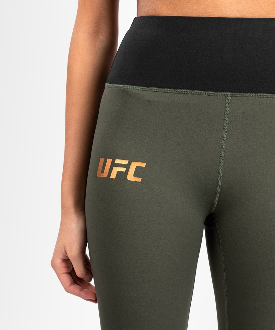 dámské legíny ufc adrenaline by venum fight week performance - khakibronzové