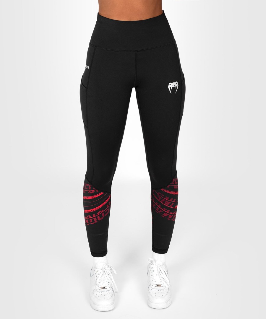 dámské výkonnostní legíny ufc performance institute 2.0 - černo-červené