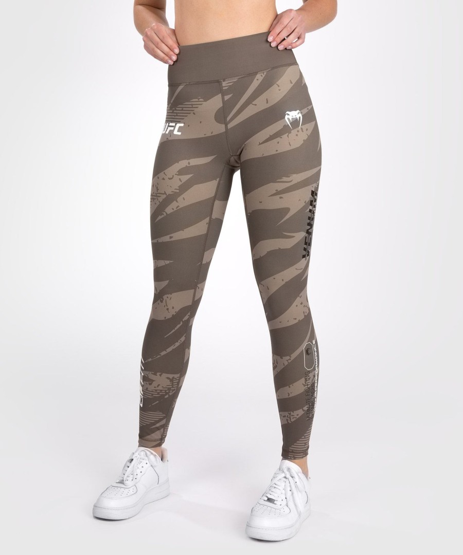 dámské legíny ufc adrenaline by venum fight week performance - desert camo
