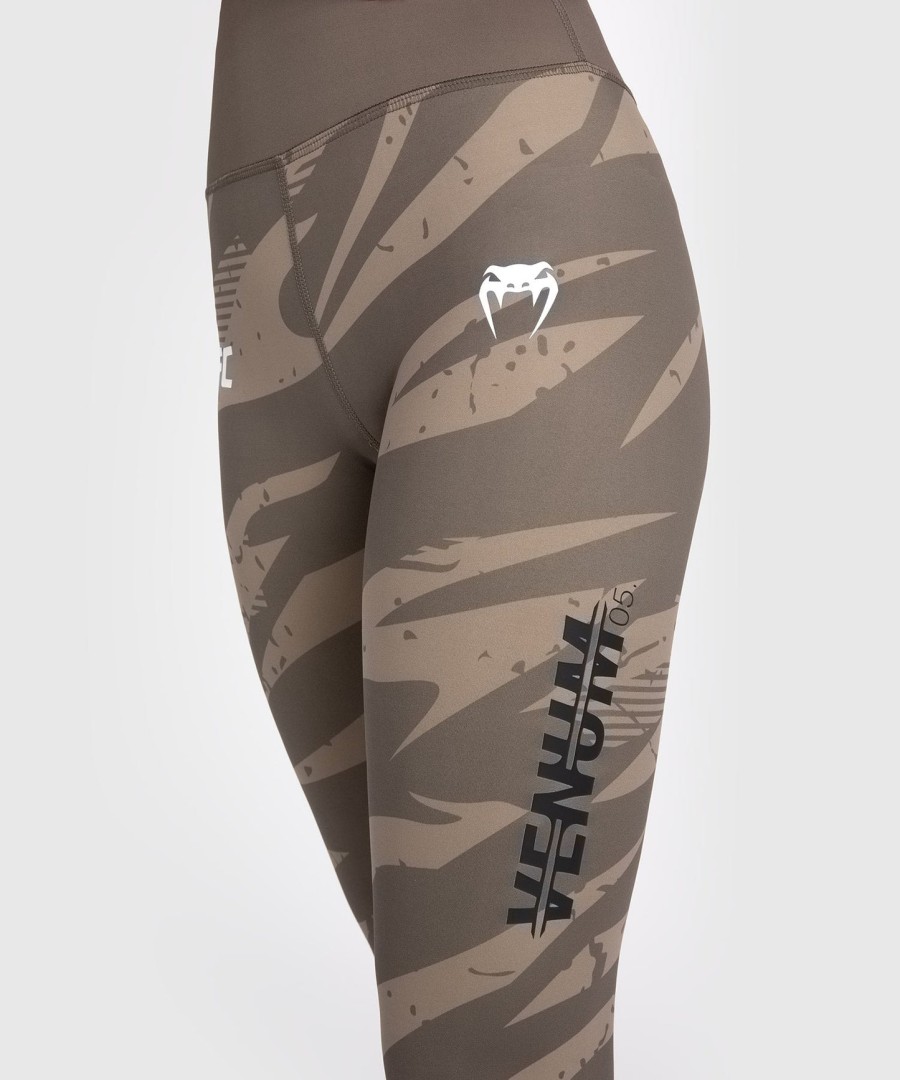 dámské legíny ufc adrenaline by venum fight week performance - desert camo