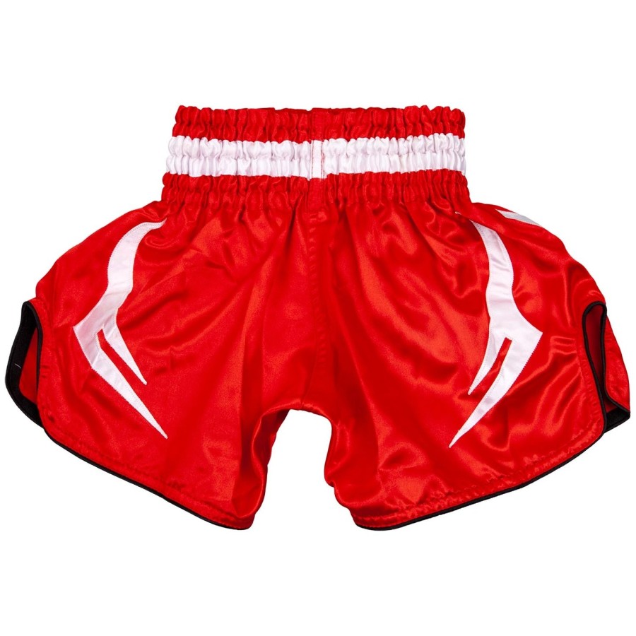 dětské muay thai kraťasy venum bangkok inferno - červeno-bílé