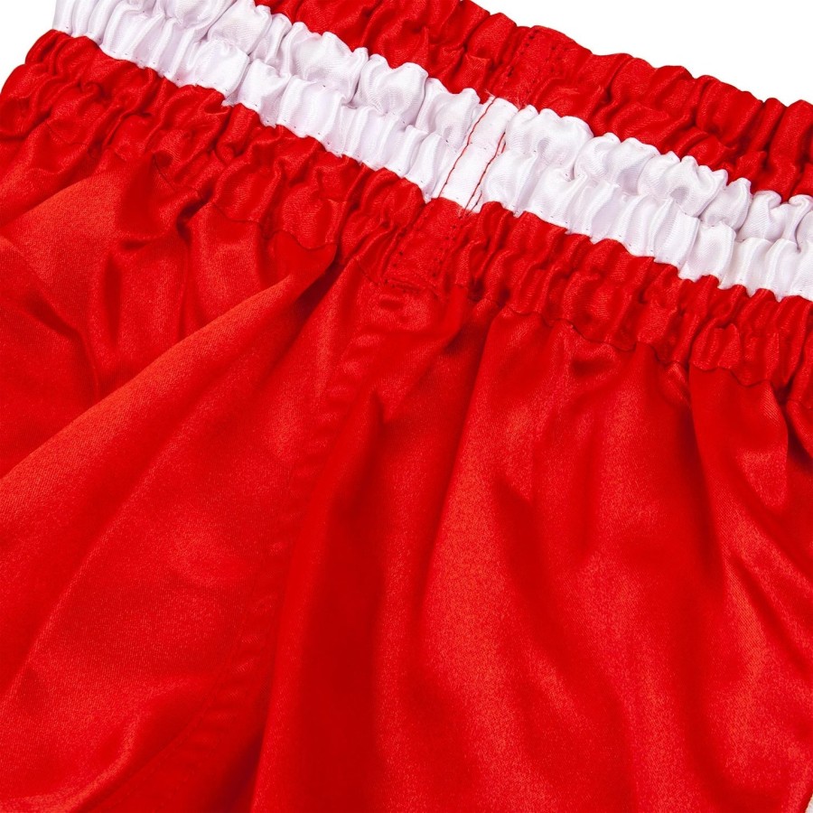 dětské muay thai kraťasy venum bangkok inferno - červeno-bílé