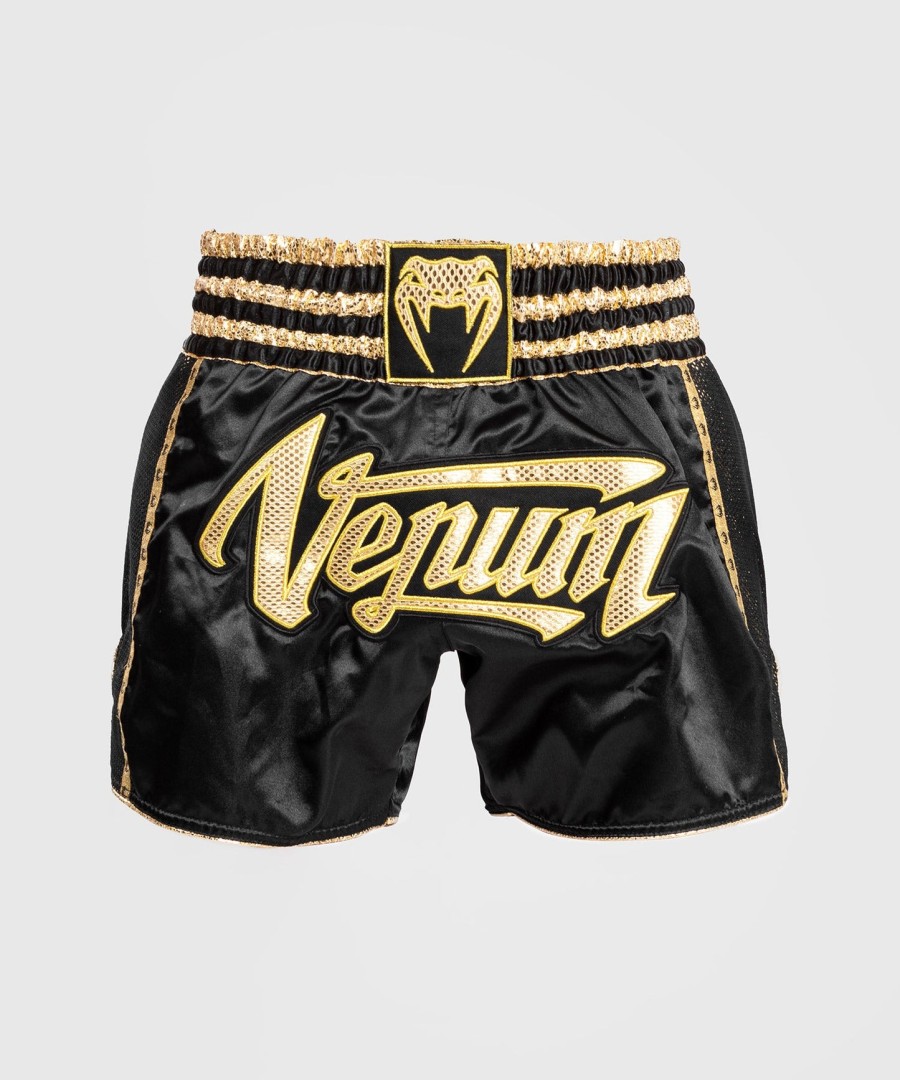 kraťasy venum absolute 2.0 muay thai - černo-zlaté