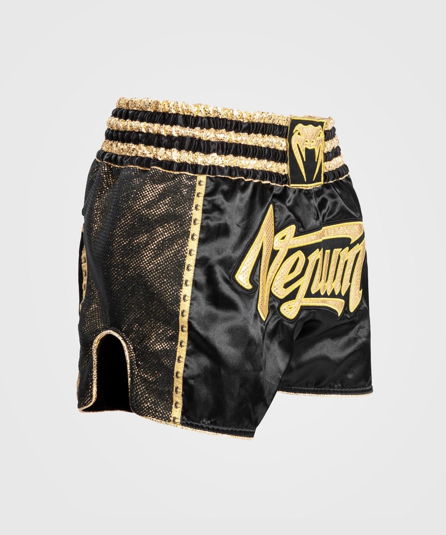 kraťasy venum absolute 2.0 muay thai - černo-zlaté