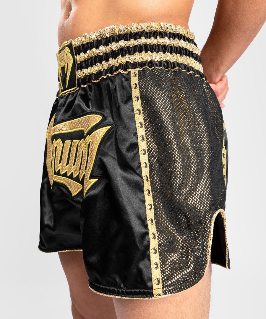 kraťasy venum absolute 2.0 muay thai - černo-zlaté