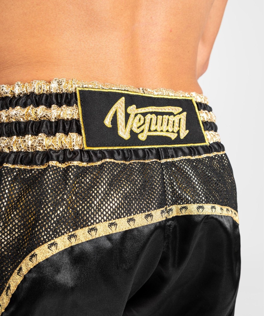 kraťasy venum absolute 2.0 muay thai - černo-zlaté