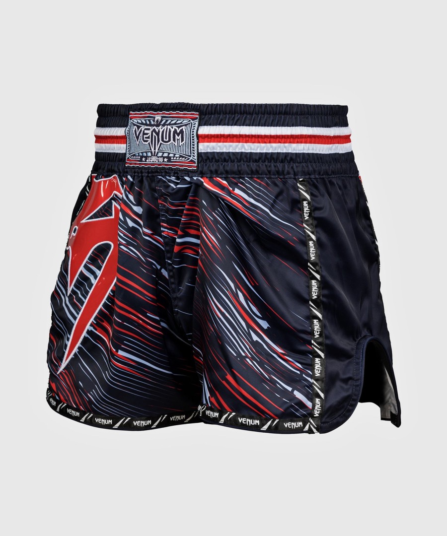 kraťasy venum giant muay thai - červené