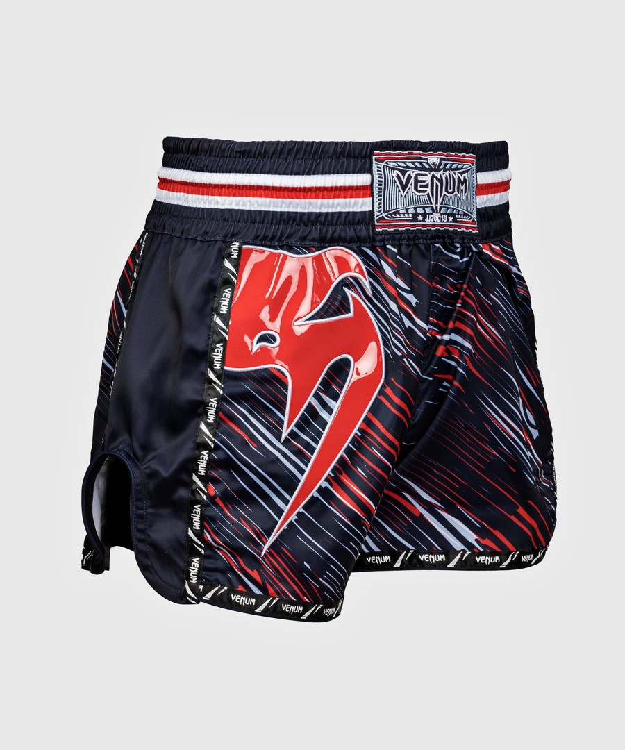 kraťasy venum giant muay thai - červené