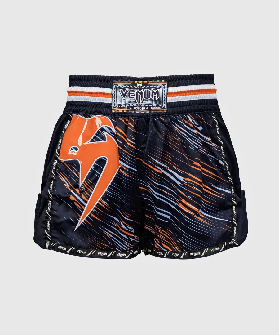 kraťasy venum giant muay thai - oranžové