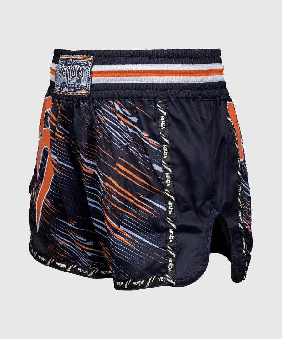kraťasy venum giant muay thai - oranžové