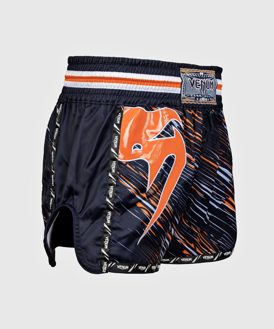 kraťasy venum giant muay thai - oranžové