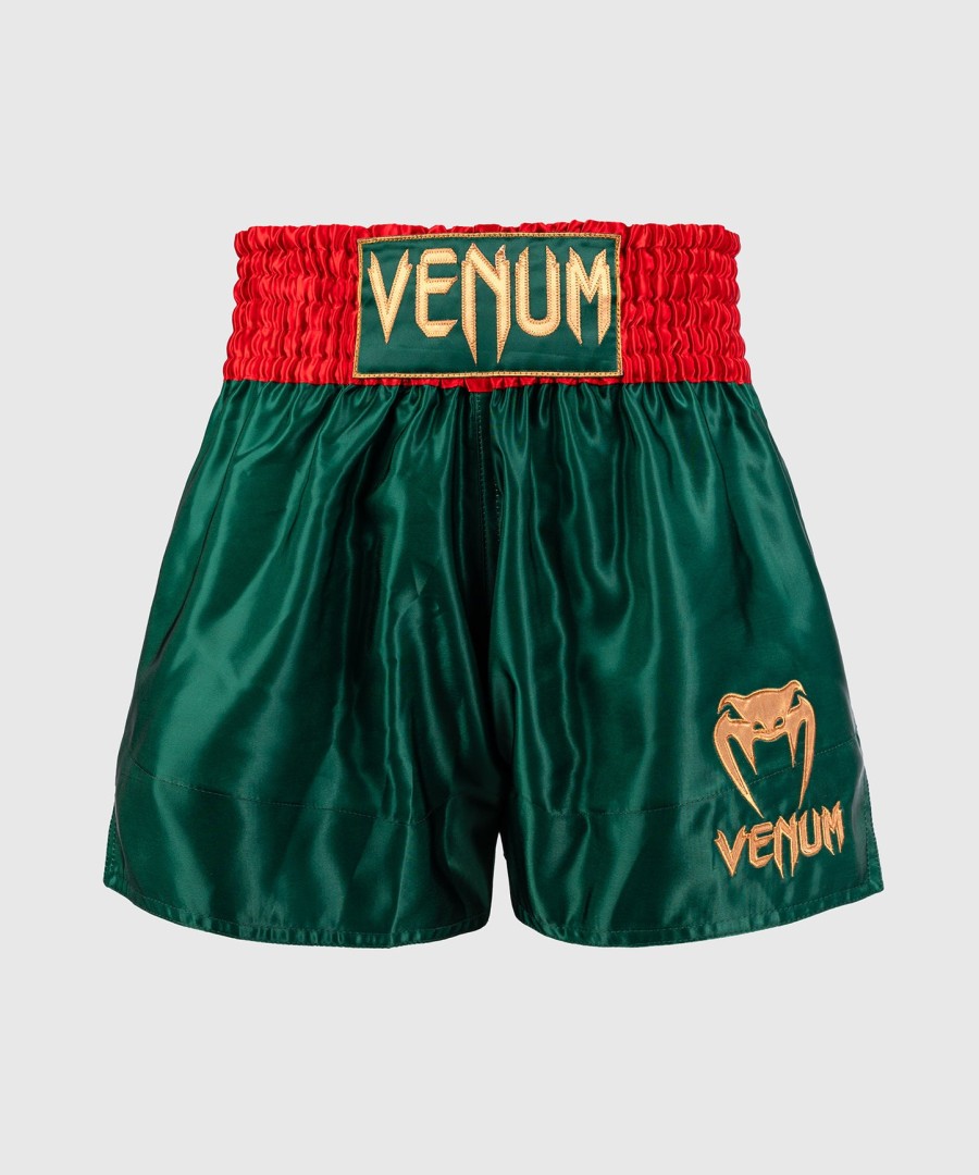 kraťasy venum classic muay thai - tmavě zelené