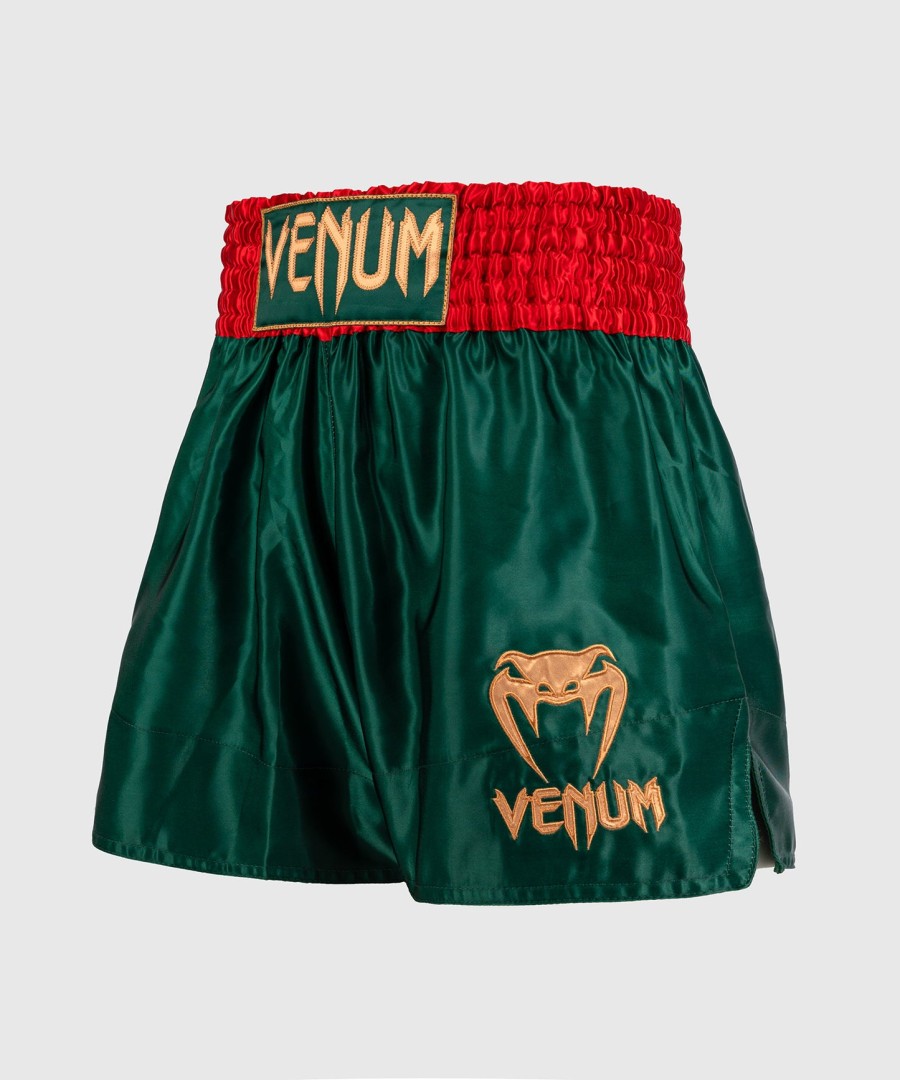 kraťasy venum classic muay thai - tmavě zelené