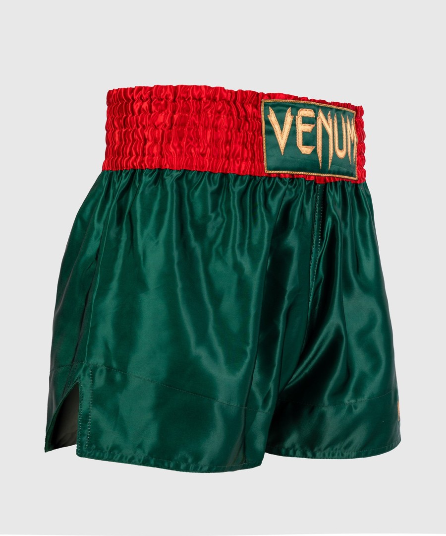 kraťasy venum classic muay thai - tmavě zelené