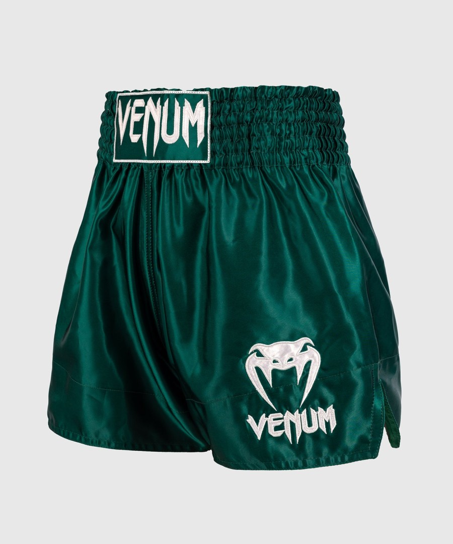 kraťasy venum classic muay thai - lesní zelená