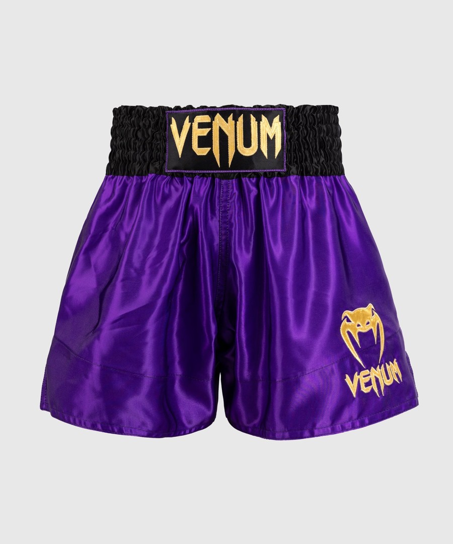 kraťasy venum classic muay thai - tmavě fialové