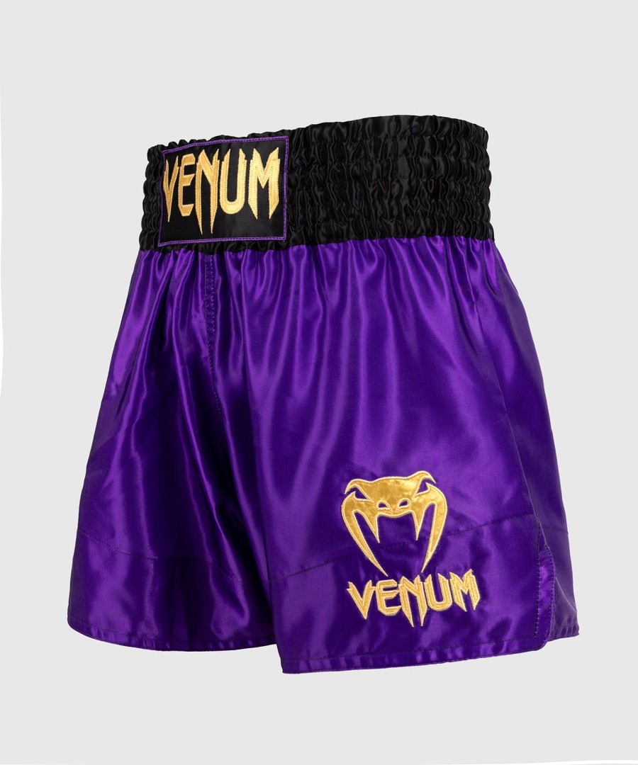 kraťasy venum classic muay thai - tmavě fialové