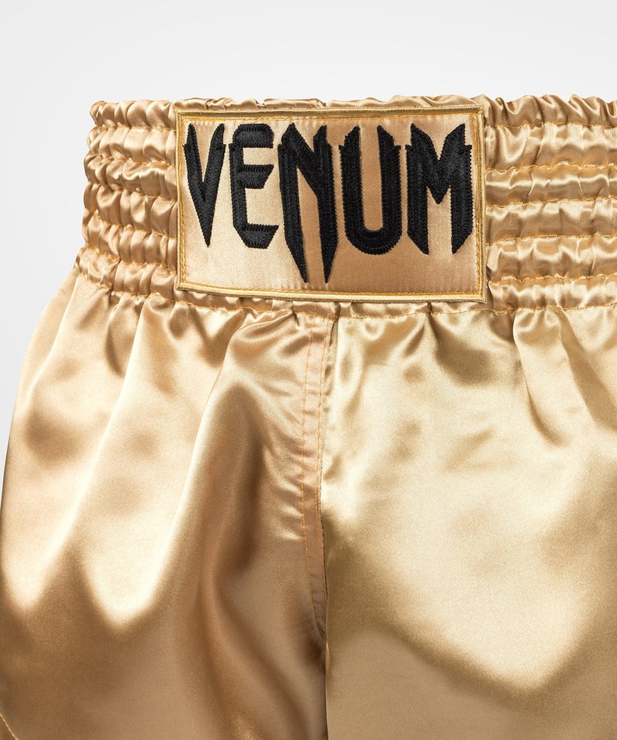 kraťasy venum classic muay thai - zlatéčerné