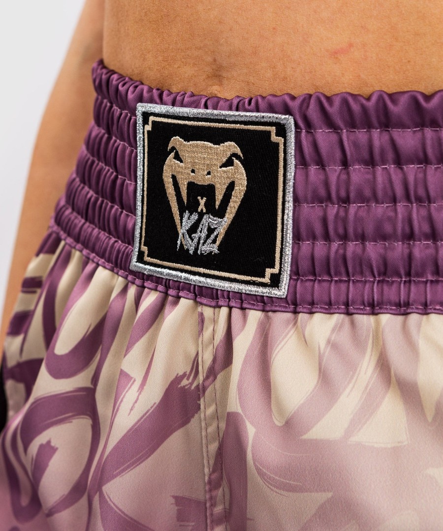 Šortky venum x kaz muay thai - dusky orchid
