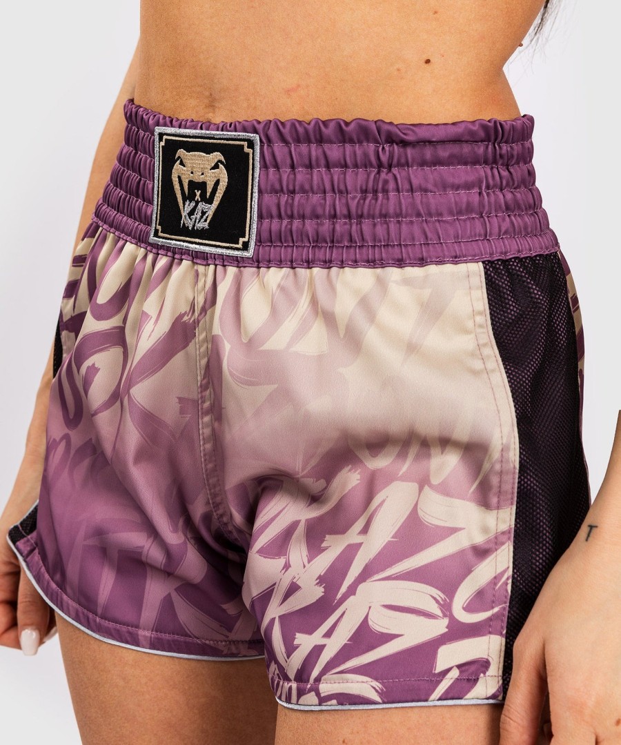 Šortky venum x kaz muay thai - dusky orchid