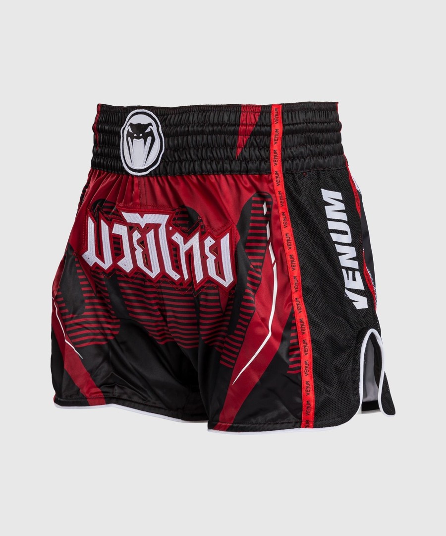 kraťasy venum adrenaline muay thai - červené